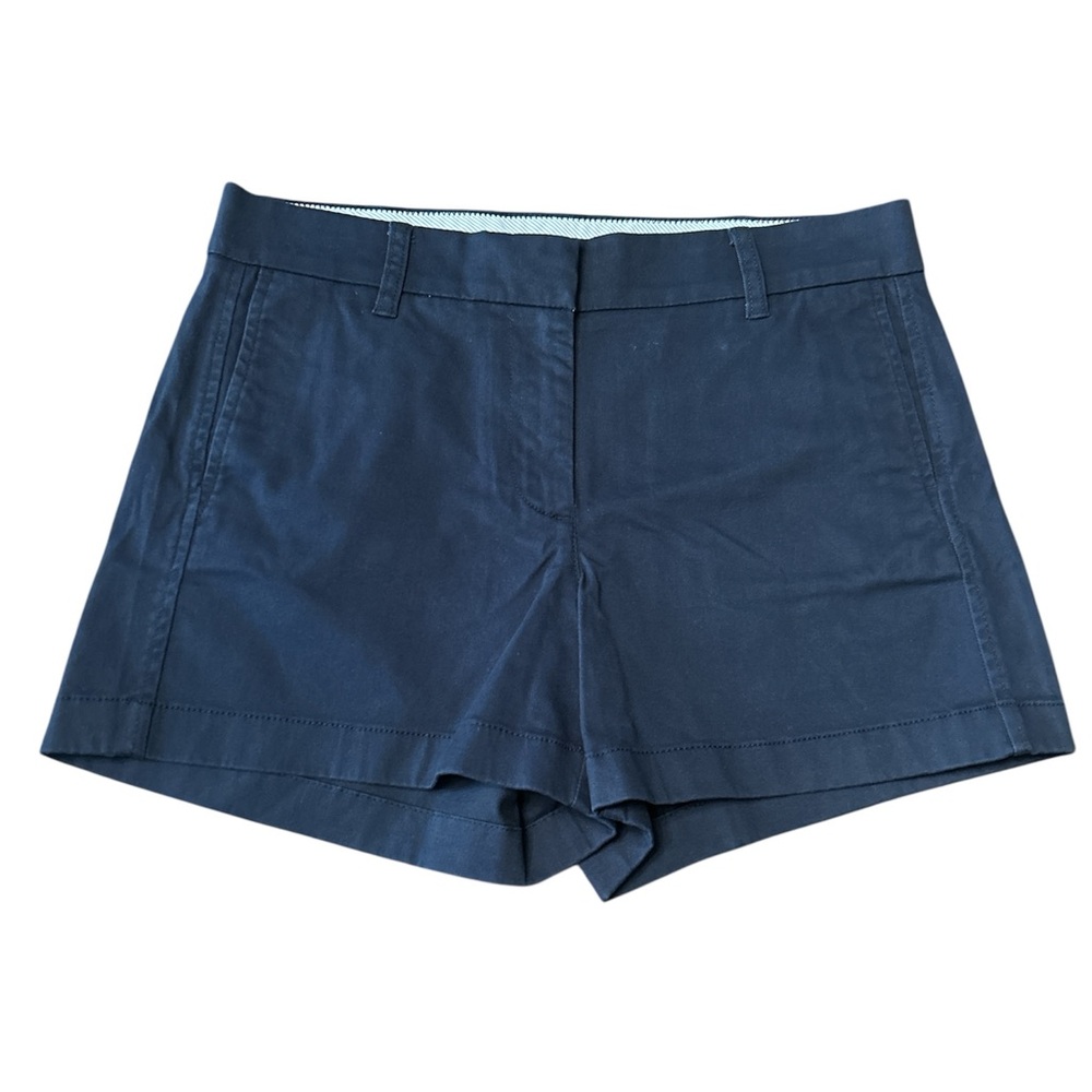 J. Crew Women’s 4" stretch chino short Navy Blue Size 6 NWOT #H5806